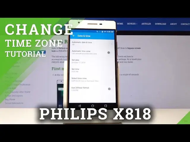 Video thumbnail for How to Change Date & Time in PHILIPS X818 - Time Settings