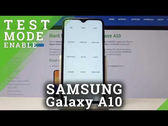 'Video thumbnail for How to Open & Quit Hardware Test Mode in SAMSUNG Galaxy A10 - Test Mode'