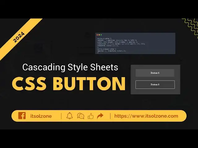 Video thumbnail for Master CSS Buttons | Button 6 | Web Development | UI Design | Responsive Button | ITSolZone