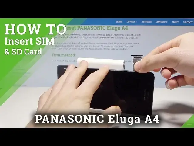 Video thumbnail for How to insert SIM & SD Card to PANASONIC ELUGA A4 – Input Nano SIM and Micro SD