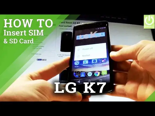 Video thumbnail for How to Insert SIM Card in LG K7 - How Install Micro SD Card in LG