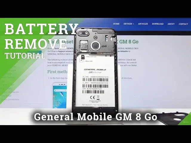 Video thumbnail for How to Remove Battery in GENERAL MOBILE GM 8 Go - Soft Reset