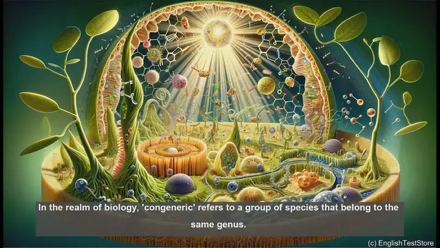 Video thumbnail for Congeneric in biology