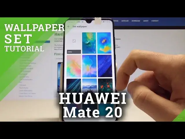 Video thumbnail for HUAWEI Mate 20 CHANGE WALLPAPER / Set Up Home Screen & Lock Screen Wallpaper