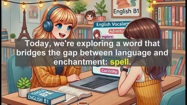 Video thumbnail for 2500 Must Know CEFR B1 Vocabulary - The Word 'Spell': From Magic to Grammar