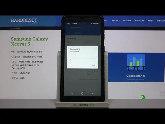 'Video thumbnail for SAMSUNG Galaxy XCover 5 Geekbench 5 Vulkan GPU'