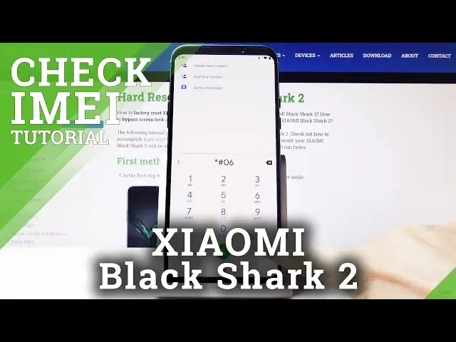 'Video thumbnail for Locate IMEI Number in XIAOMI Black Shark 2 - Check Serial Number'