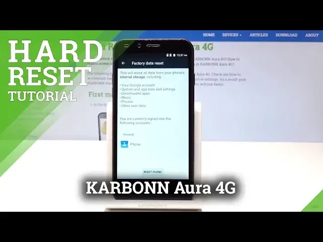 Video thumbnail for HARD RESET KARBONN Aura 4G - Erase All Content & Settings