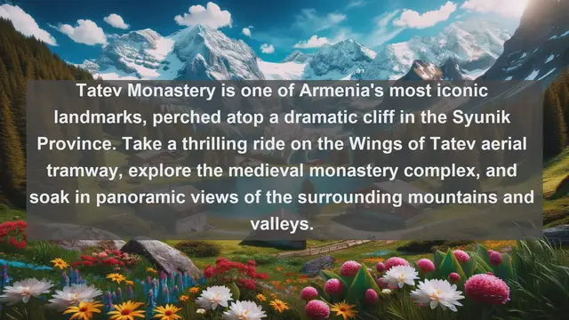 Video thumbnail for Exploring Armenia's Breathtaking Landscapes: Top 10 Must-Visit Destinations