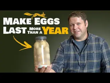 'Video thumbnail for Water Glassing Eggs So They'll Last Up to 18 Months'