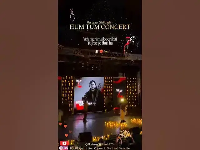 Video thumbnail for Murtaza Qizilbash - Hum Tum | Concert ✨️🎶 #shorts #concert  #murtazaqizilbash #humtum