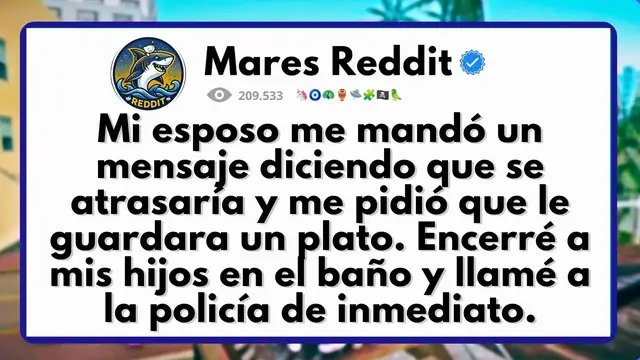 Video thumbnail for Mi esposo me mandó un mensaje diciendo que se atrasaría y me pidió que le guardara un plato.