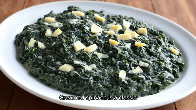 Video thumbnail for Creamed Spinach Recipe