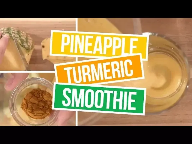Video thumbnail for How to Make Pineapple Turmeric Smoothies