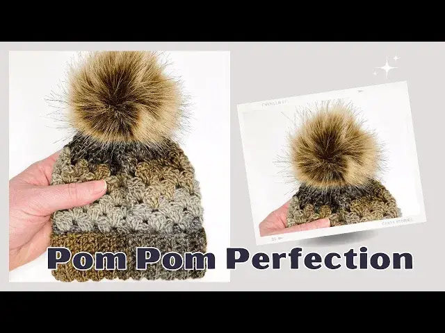 Video thumbnail for How to Attach a Faux Fur Pom Pom to a Beanie Like a Pro