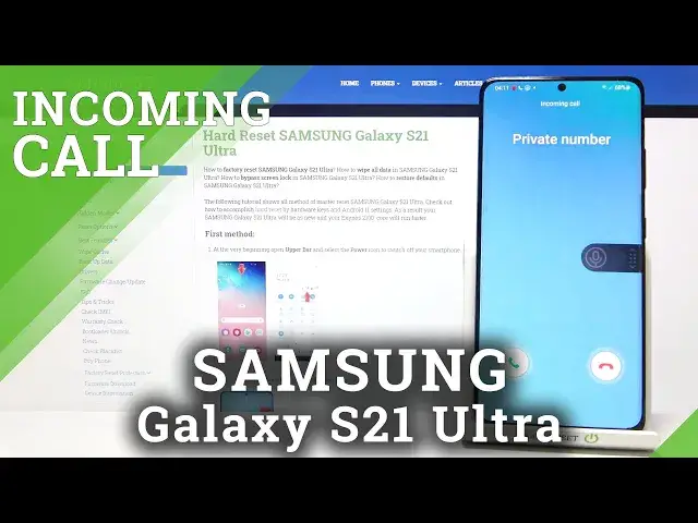 Video thumbnail for SAMSUNG Galaxy S21 * ULTRA * - How Incoming Call Looks like?
