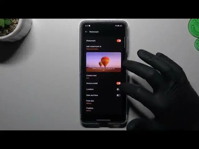 Video thumbnail for How to Apply a Custom Photo Watermark on a OPPO Find N2 Flip - Customize Camera Watermark