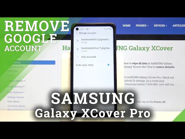 Video thumbnail for SAMSUNG Galaxy XCover Pro and Google Gmail - Logout from Gmail Account