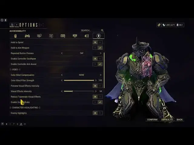 Video thumbnail for How To Adjust Visual Effects Intensity In Warframe