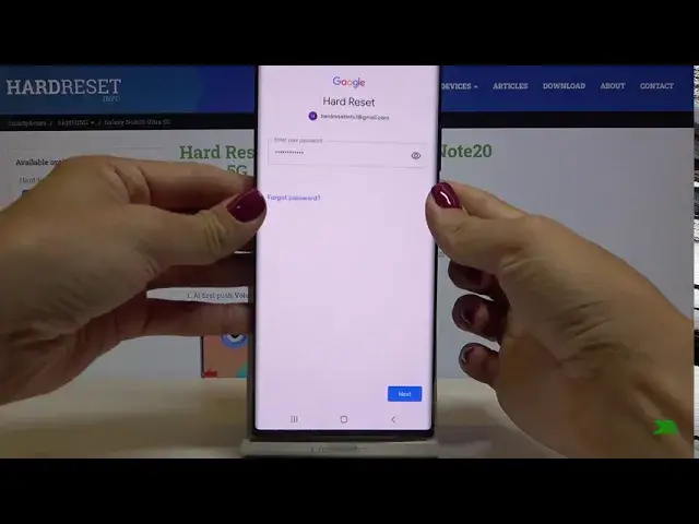 'Video thumbnail for How to Add & Delete Google User in SAMSUNG Galaxy Note 20 Ultra – Setup Account'