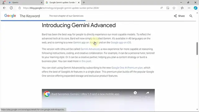 Video thumbnail for Get Google’s Gemini Ultra 1.0 For Free!