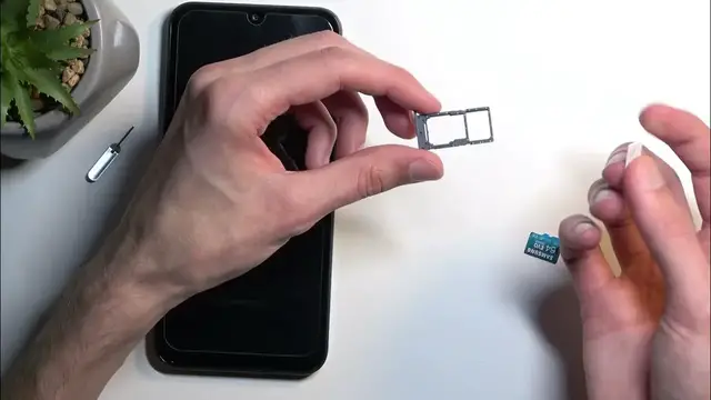 Video thumbnail for How to Install SIM & SD Cards into a SAMSUNG Galaxy A25