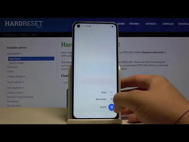 'Video thumbnail for How to Create and Customize Event in Calendar on Oppo A52 – Add Event'