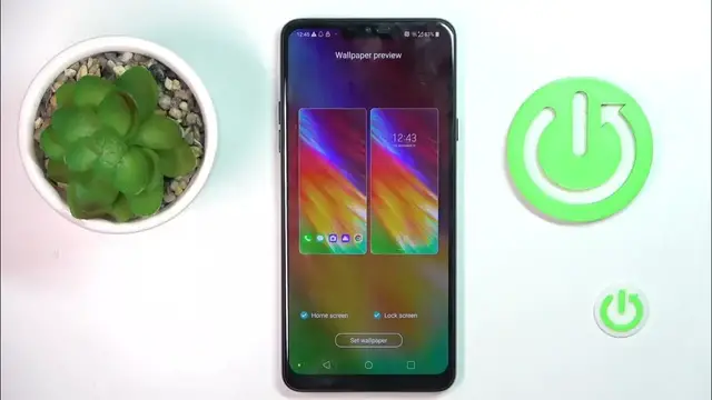 Video thumbnail for How to Change Wallpaper on LG G7 FIT – Set Up Wallpaper