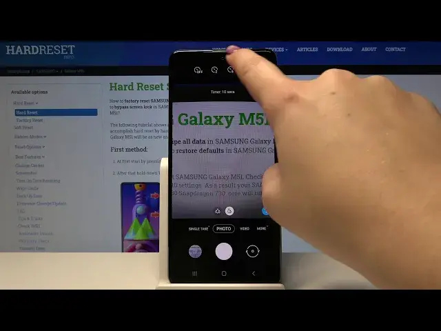 'Video thumbnail for How to Set Camera Timer in SAMSUNG Galaxy M51 – Take Timed Photo'