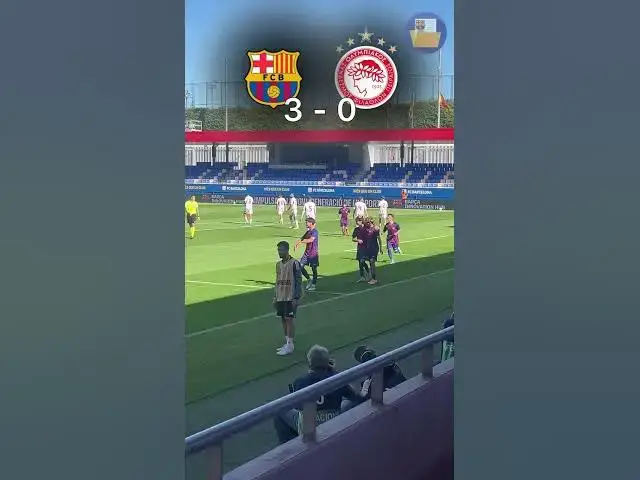 Video thumbnail for El Juvenil firmó una gran victoria (3️⃣-0️⃣) frente al Olympiacos en la jornada 3 de la Youth League