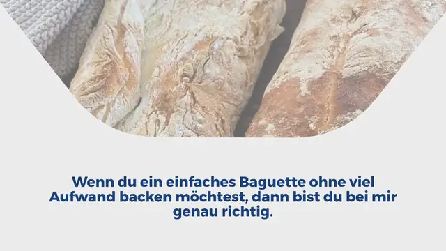 Video thumbnail for Baguette selber backen [einfaches Rezept]