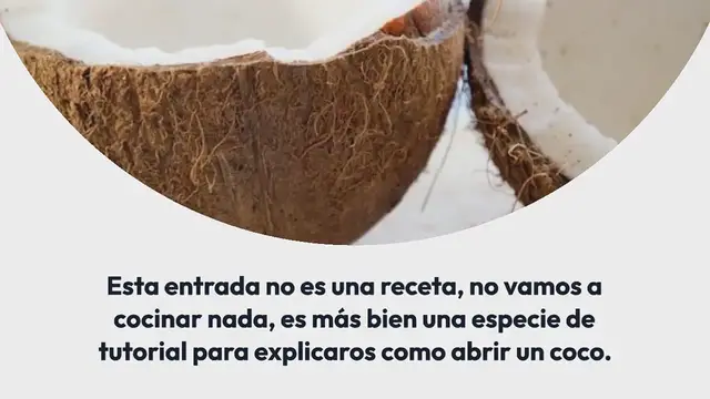 Video thumbnail for Cómo Abrir un Coco