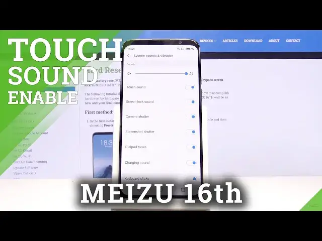 Video thumbnail for How to Activate Touch Sounds in MEIZU 16th – Keyboard Settings