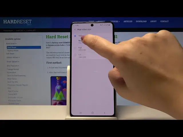 'Video thumbnail for How to Change Video Resolution in SAMSUNG Galaxy M51 – Switch Video Quality'