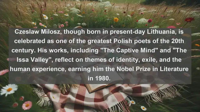 Video thumbnail for Discovering Literary Legends: Top 10 Renowned Writers from Lithuania