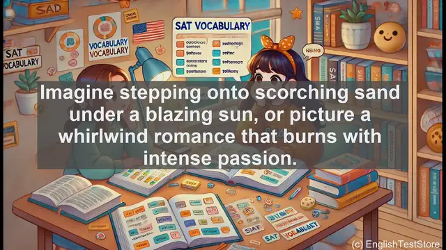 Video thumbnail for 5000 Must Know SAT Vocabulary - SAT Vocabulary: Understanding the Word 'Torrid'