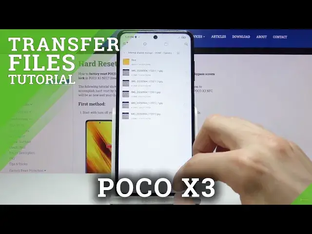 'Video thumbnail for How to Transfer Files to POCO X3 – Transfer Data'