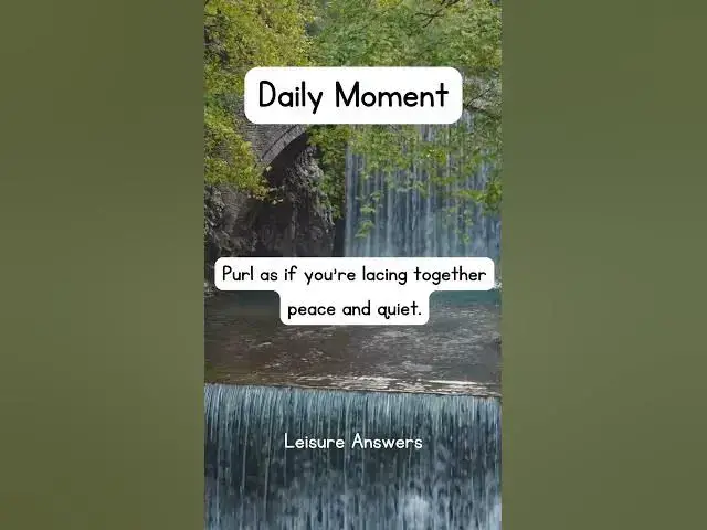 'Video thumbnail for Find Calm in Knitting  #shorts #motivation #leisure #inspirational #wellness #wellbeing'