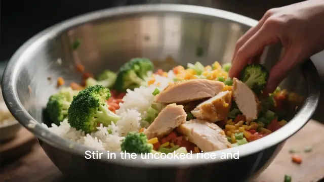 Video thumbnail for Chicken Broccoli Rice Casserole