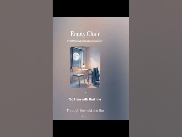 Video thumbnail for empty chair