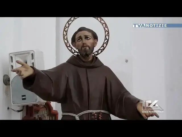 'Video thumbnail for Adrano. Nella chiesa di S. M. degli Angeli, il 4 ottobre 2025 torna la processione di San Francesco'
