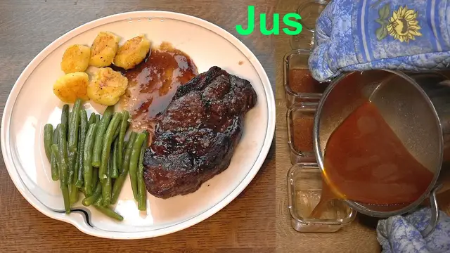 Video thumbnail for Jus (Sosse, Fond) vom Rind mit Rotwein