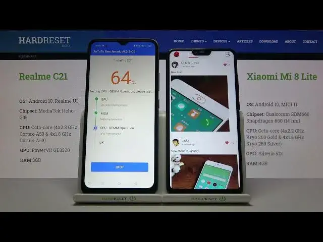 Video thumbnail for Realme C21 vs Xiaomi Mi 8 Lite - AnTuTu Benchmark Comparison