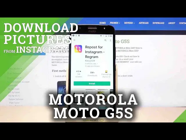 'Video thumbnail for How to Download Photos from Instagram | Motorola Moto G5s'