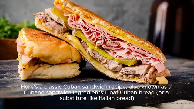 Video thumbnail for Cuban sandwich recipe
