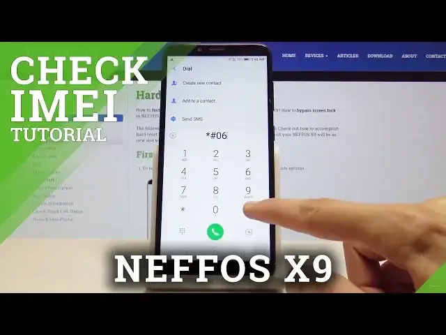 'Video thumbnail for How to Check IMEI in NEFFOS X9 - Get Access to Serial Number'