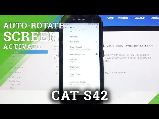 'Video thumbnail for How to Enable Auto-Rotation in Cat S42 - Manage Automatic Screen Rotation'