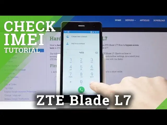 'Video thumbnail for How to Locate Serial Number in ZTE Blade L7 – IMEI Checkup'