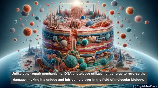 Video thumbnail for DNA photolyase in biology - meaning, definition and examples