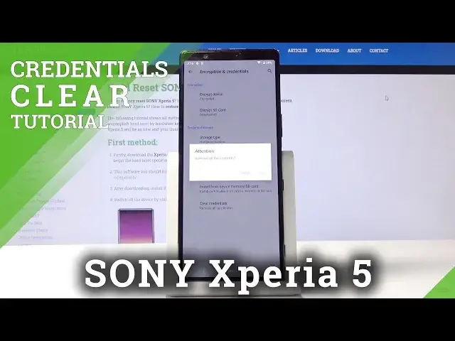 Video thumbnail for How to Clear Credentials in SONY Xperia 5 – Remove All Certificates
